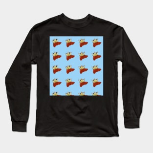 Livers With Jeweled Crowns Long Sleeve T-Shirt